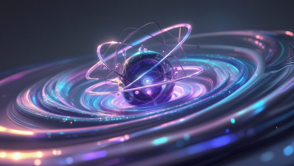 Ilustração de um Qubit